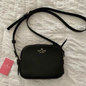Kate Spade crossbody bag - black leather
